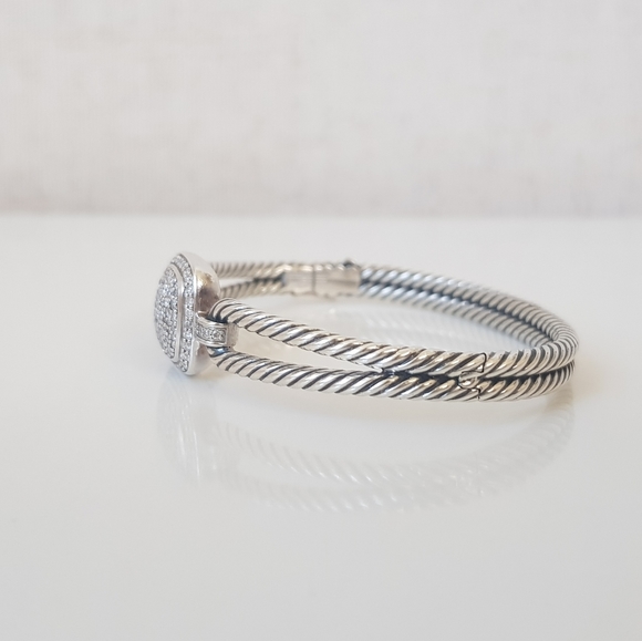 David Yurman Albion Bracelet With Diamonds  - Picture 3 of 15